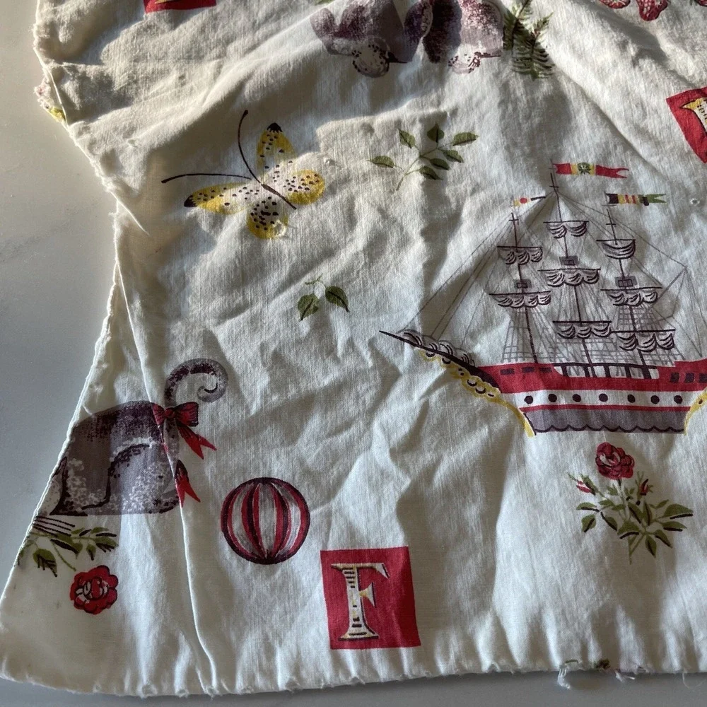 Bib Apron Smock Handmade Child's Baby Cotton Vintage